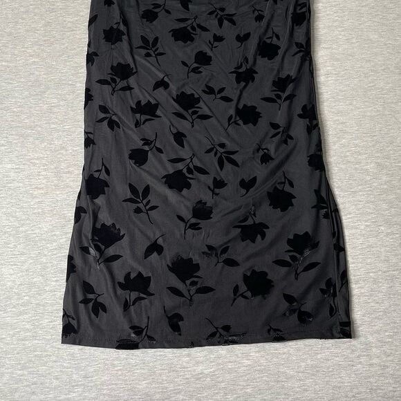 Madden Girl Women's Velvet Burnout Midi Slip Dress - Picture 10 of 11